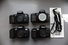 Nikon 35mm Film Camera  F601 35mm SLR Film 2 For spares 2 Fully Working Tested 