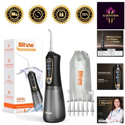 Travel-Friendly Water Flosser with 300ml Reservoir   Ultimate Oral Care Solution