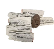 Lot Of 6 Laerdal Resusci Anne Manikin Face