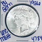 1926 BU UNCIRCULATED SILVER PEACE DOLLAR AUTHENTIC U.S. MINT FREE SHIPPING 4784