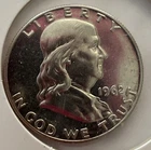 1962 Ben Franklin Half Dollar Brilliant Uncirculated Gem 90% Silver