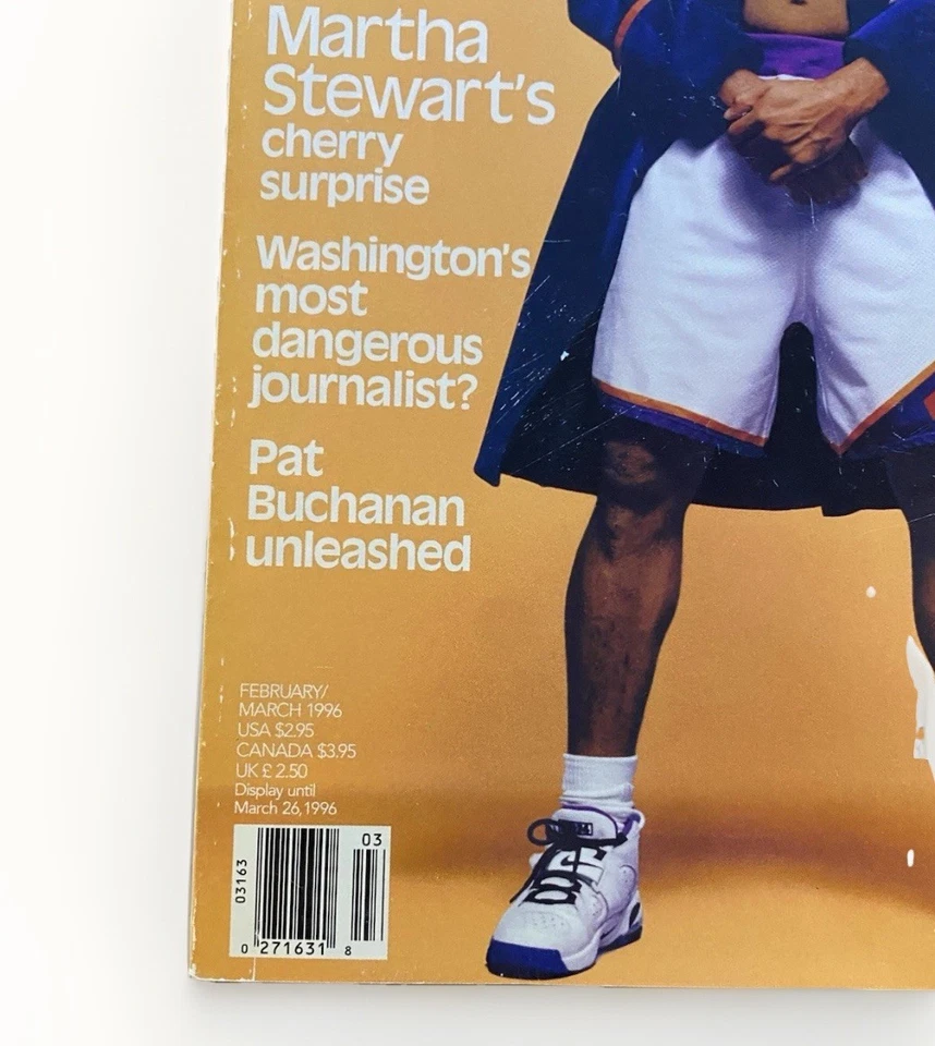 GEORGE Magazine CHARLES BARKLEY Feb/March 1996 PHOENIX SUNS / Martha Stewart - Image 2 of 4