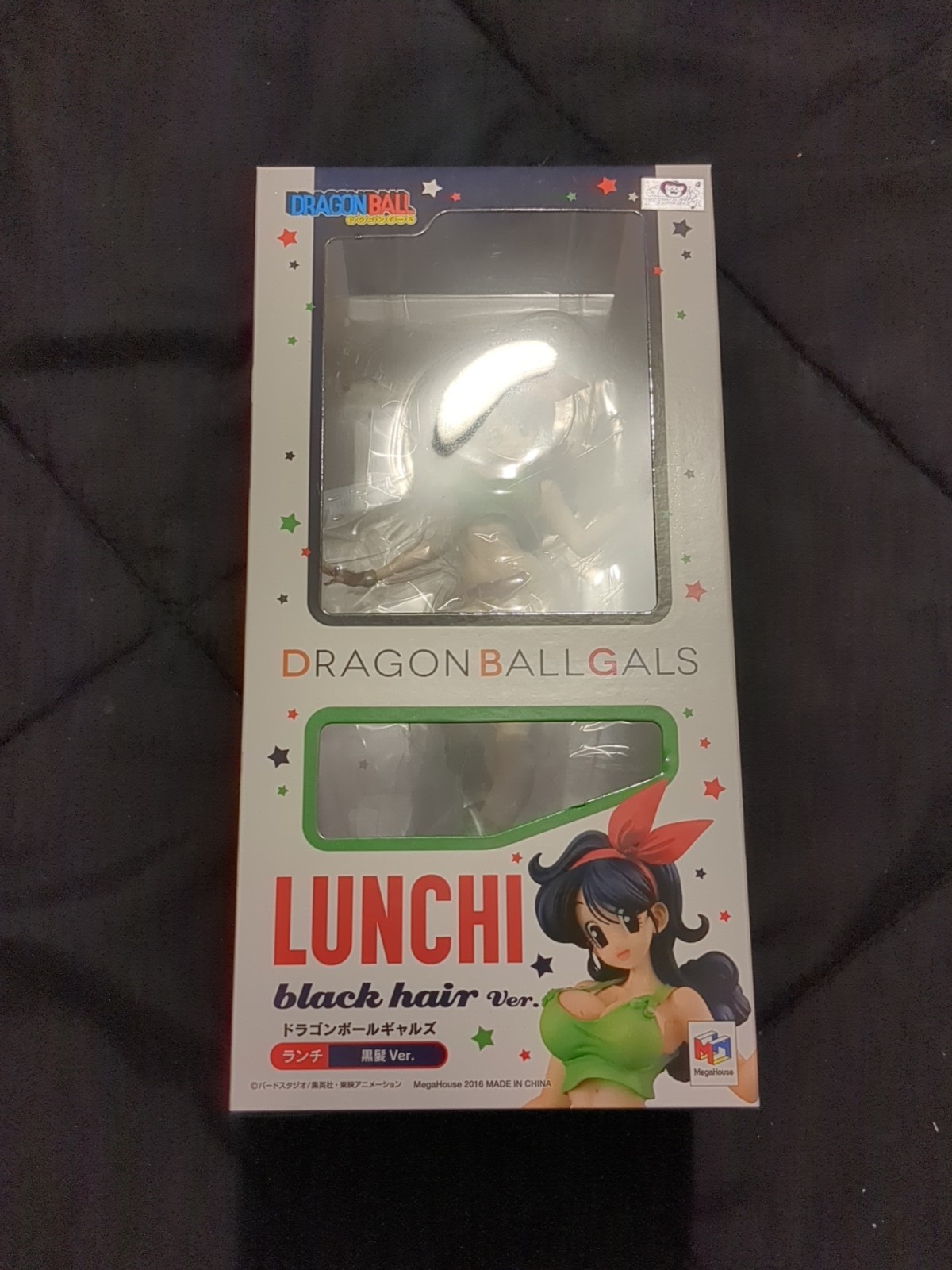 MegaHouse Dragon Ball Gals Lunchi versión pelo negro
