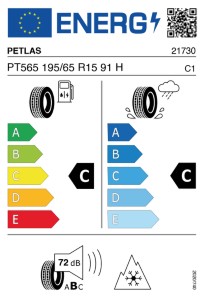 PETLAS PT565 MULTIACTION 195/65 R15 91 H - C, C, 72 dB - Bild 2 von 2