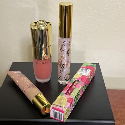 Winky Lux Cheeky Rose Liquid Blush perfect peeper and lip gloss lot