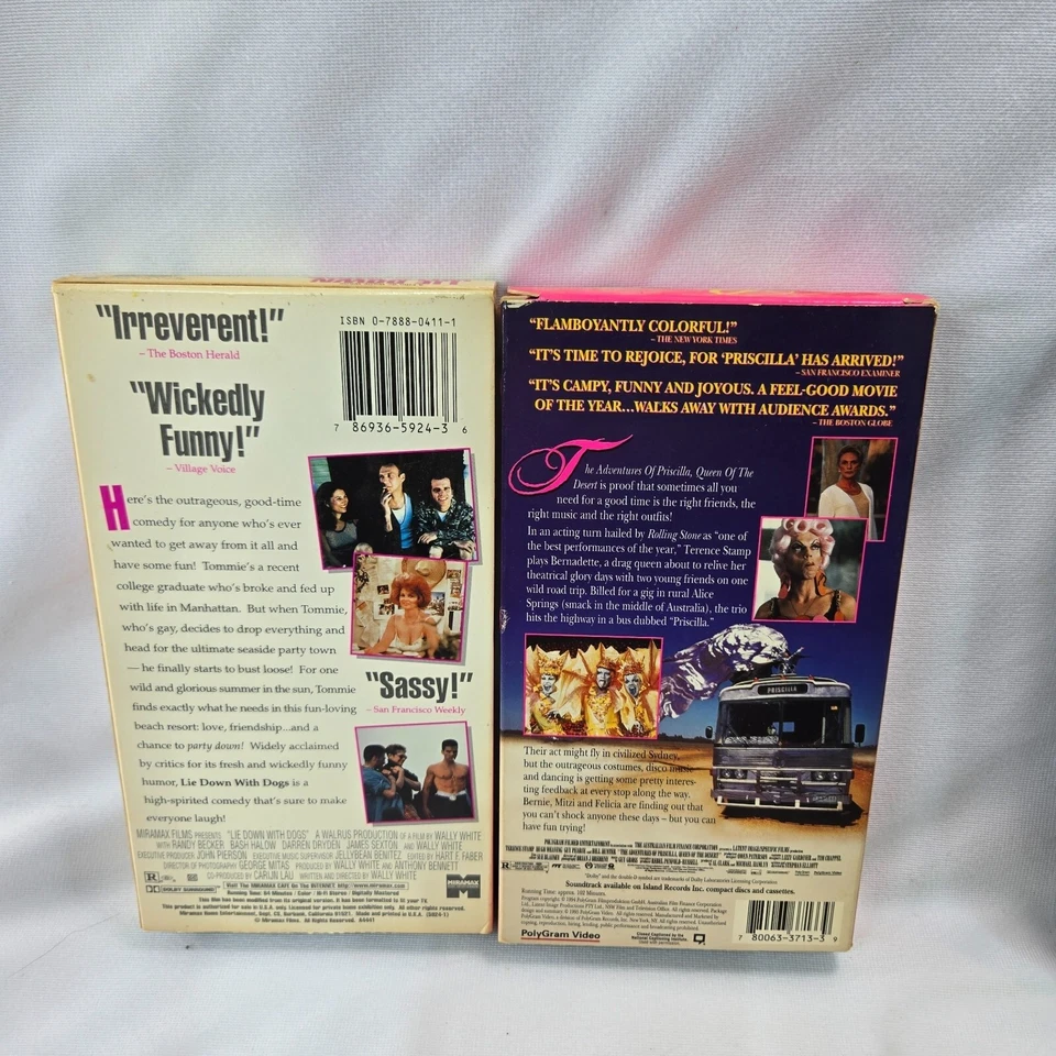 LGBTQ VHS Lot of 13 Jeffrey Birdcage Soap Dish Torch Song Victor Victoria - Image 2 of 4