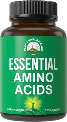 Suplemento de Aminoacidos Esenciales EAA 9 en Capsulas con Leucina Musculo