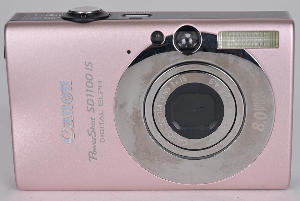EX++ Canon PowerShot SD1100 IS 8MP 3X Zoom PINK Compact Digital Camera Tested - Image 4 of 4