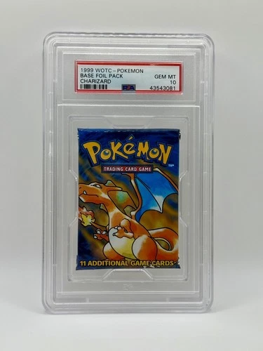 1999 Pokemon Base Set Booster Base Foil Charizard PSA 10 (NO RESERVE)