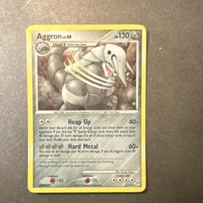 Pokémon Aggron 1/123 Mysterious Treasures Holo Rare 130 HP English Card