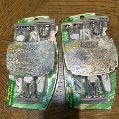 Schick Quattro 2-3 pack  4-Blade Titanium Disposable Razor Sensitive Aloe 2009