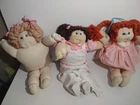 Vintage Lot Of 3 Cabbage Patch Dolls Soft Xavier Roberts