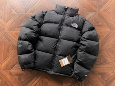 The North Face Nuptse 700 Mens Jacket M Black Down Puff Jacket Retro 1996