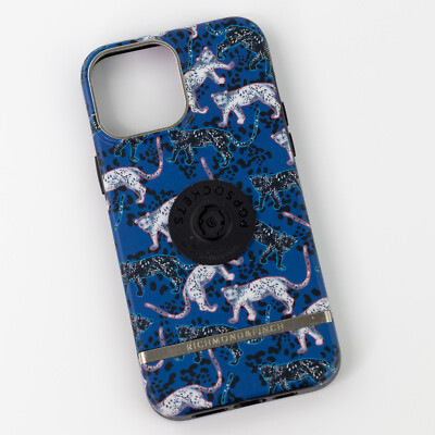 RICHMOND & FINCH iPhone 13 Pro Max Case Blue Leopard Shockproof  360° drop