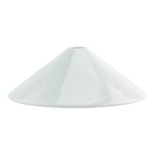 232mm Opal Coolie Light Shade With 28mm Fitter Hole