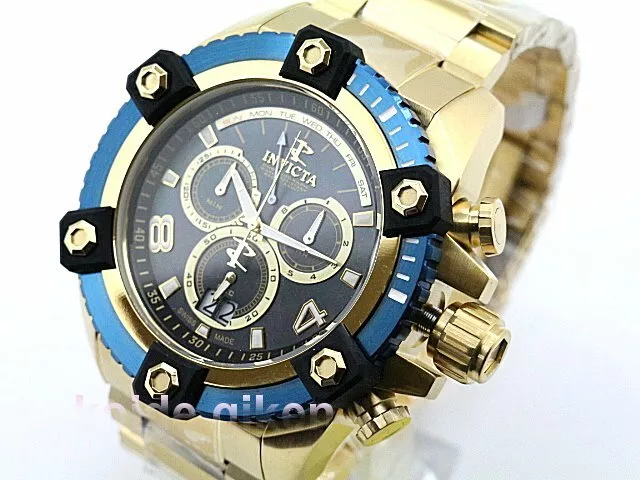 Invicta Men s Chrono 80186 Reserve GRAND OCTANE ARSENAL GOLD BLUE