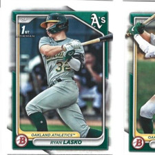 2024 Bowman Oakland A's Ryan Lasko 1st Bowman card