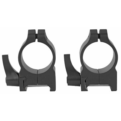 Warne Maxima Quick Detach Scope Ring Square Recoil Control 1'' Medium Steel Black