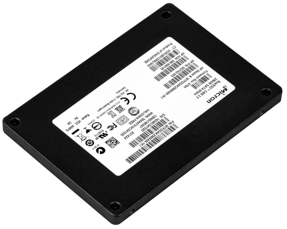 SSD Micron Realssd C400 MTFDDAK256MAM-1K1 256GB SATA III 2.5'' | eBay