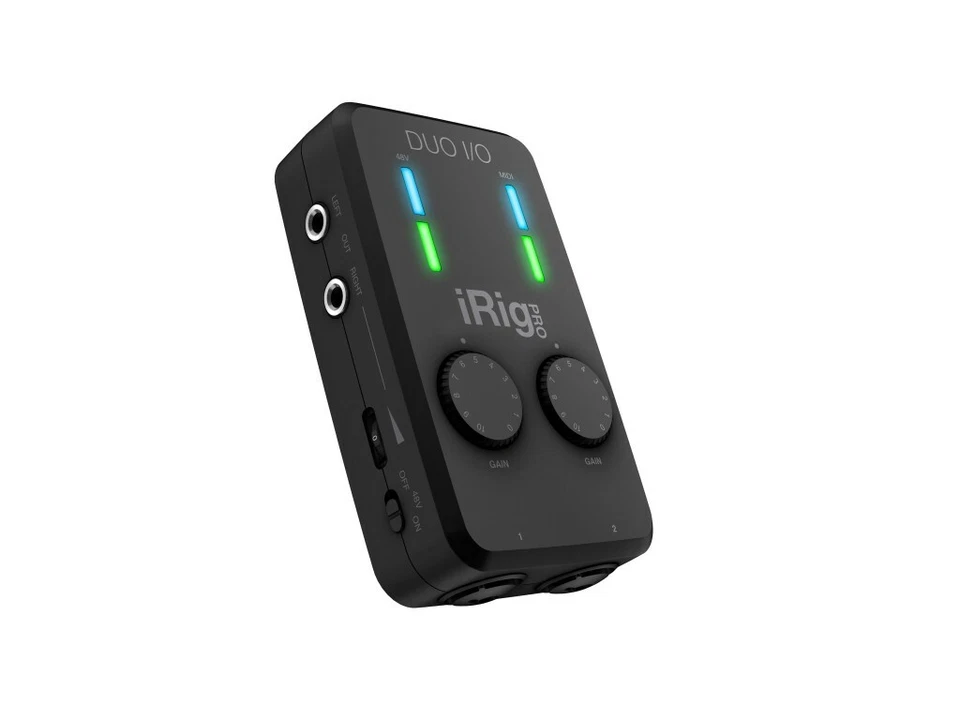 IK Multimedia iRig Pro Duo I/O 2-Channel Audio and MIDI Interface for iOS/MAC/PC - Image 2 of 4