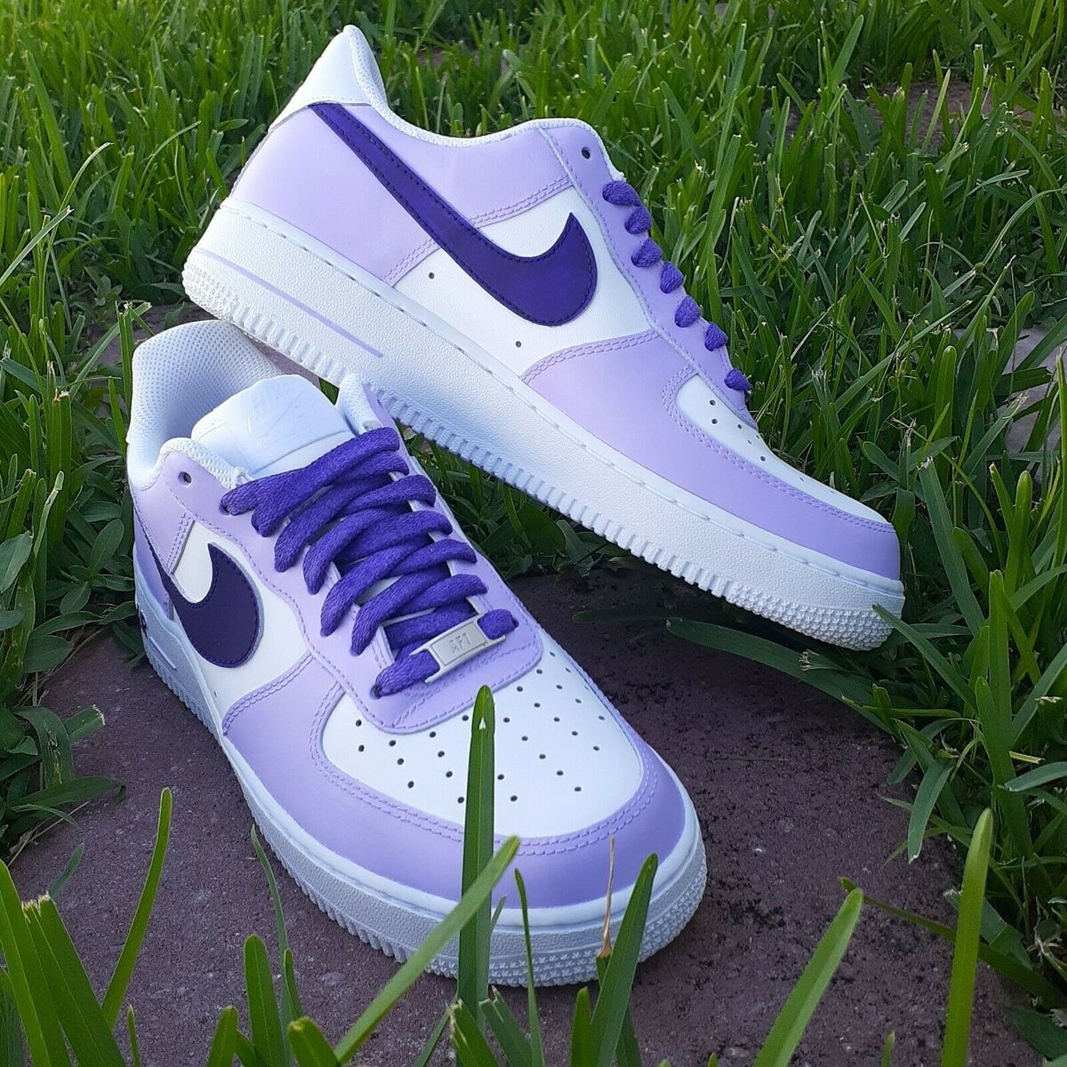 Purple and white sales forces Purple and white sales forces
