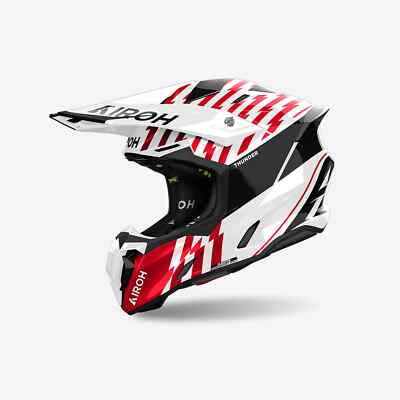 CASCO CROSS AIROH - TWIST 3 - THUNDER ROSSO LUCIDO - TAGLIA L