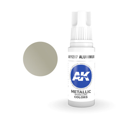 AK Interactive AK11207 3Gen Acrylic - Aluminium metallic / FS 36628