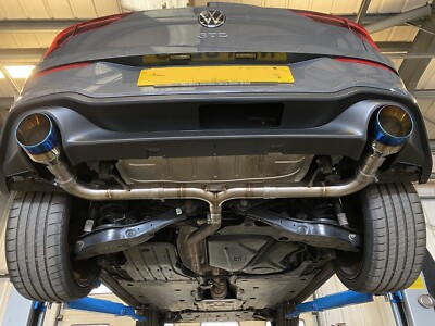 PIPE DYNAMICS Golf MK8 2.0 GTD Back Box Delete - GTI Style DUAL EXHAUST