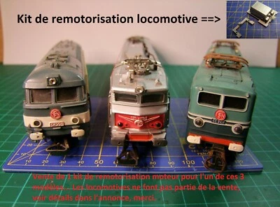 FAIT MAIN Kit Motorisation M9 locomotives JOUEF HO châssis métal CC7107 (CC40101-BB67001)