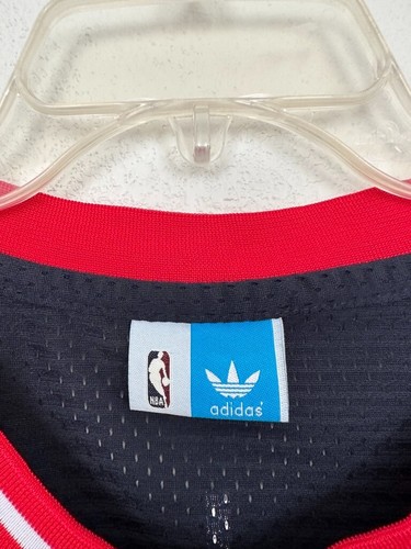 NBA Houston Rockets Olajuwon 34 Jersey Navy Hardwood Classics Adidas M +2 Stitch - Picture 3 of 8