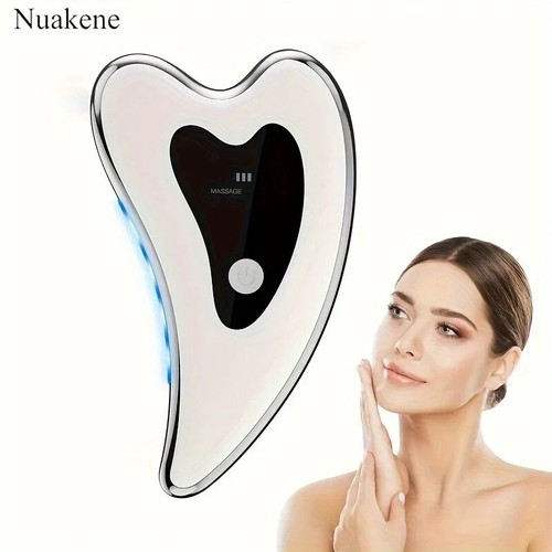 Nuakene Elektrische Wiederaufladbare Gua Sha Gesichtsbehandlung mit Wärme & Vibration - Bild 6 von 6