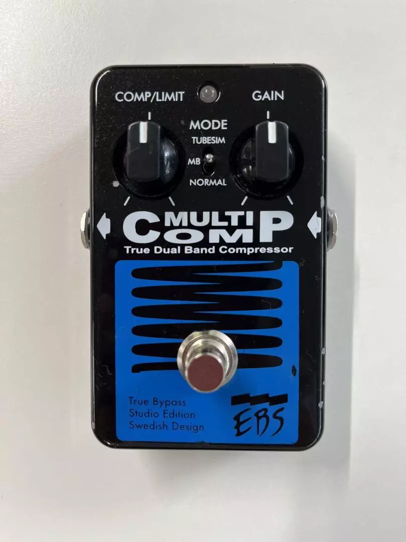 EBS Multi Comp Studio Edition Bass Effect Pedal True Dual Band Analog  Compressor