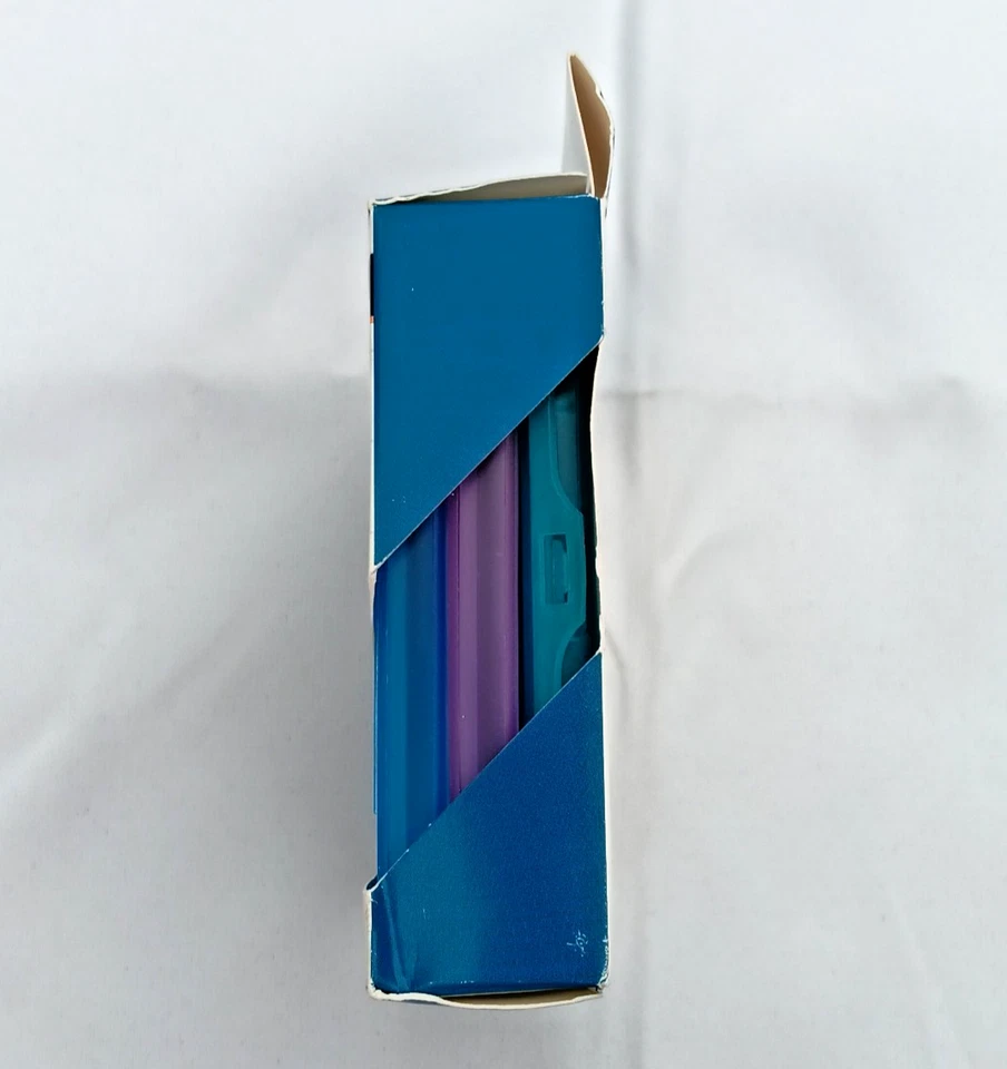 Lote de 3 estuches de disco con cremallera disco duro de plástico 3,5 pulgadas azul verde púrpura Belkin 1998 Foto 2 de 4