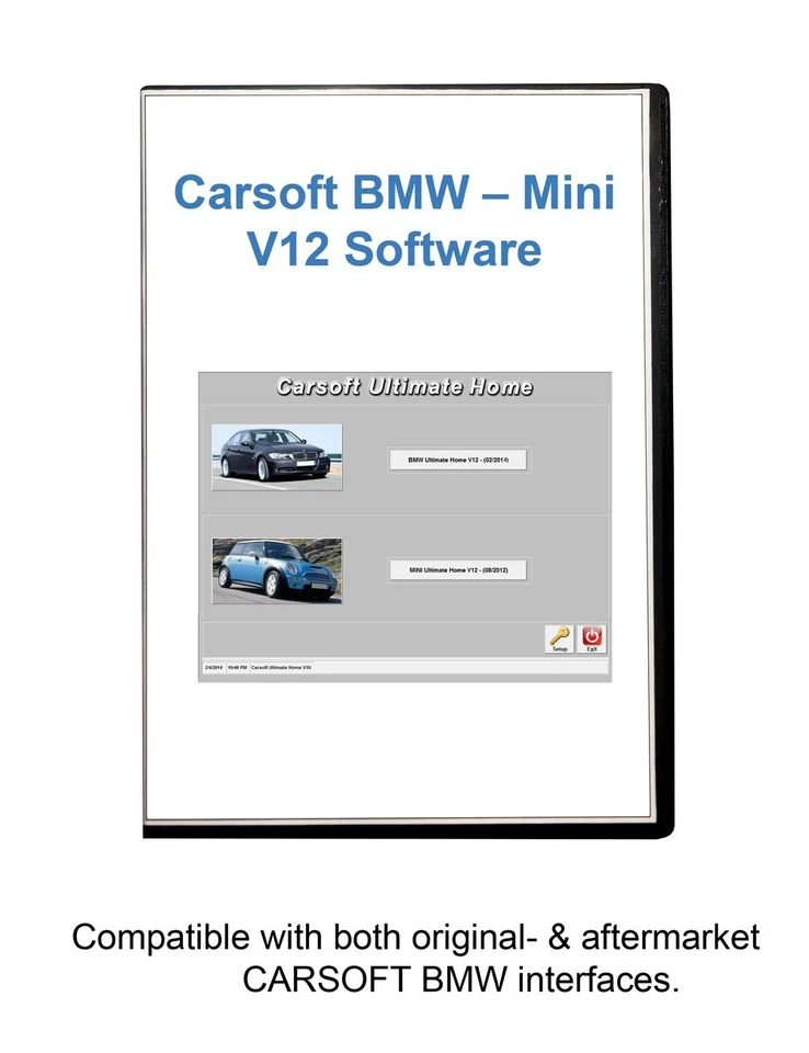 BMW Diagnostic SOFTWARE, Carsoft OEM V12 for all 1988 - 2008 BMW & Mini vehicles - Image 2 of 4