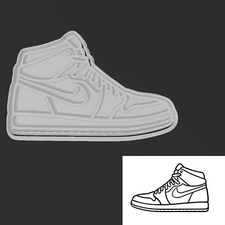 Jordan Shoe Cookie Cutter Set Baking Available in Multiple Colors