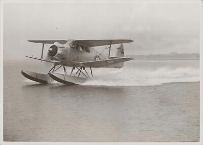 AIRSPEED QUEEN WASP AS.30 SCHWIMMFLUGZEUG ORIGINAL VINTAGE PRESSEFOTO 8