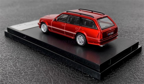 Mortal 1/64 Mercedes-Benz E-Class E300 S124 Wagon Blue1 Diecast Car Model Toy