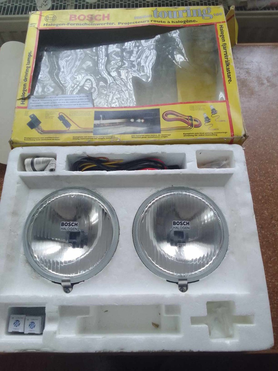 【369】ボッシュ　パイロット160ドライビングヘッドライト Bosch 160 halogen driving lights lamps new | eBay