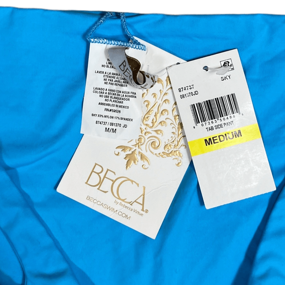 Becca Swimwear Color Code Cutout Hipster Bikini Bottoms, Size M