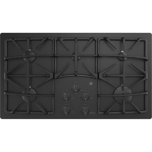 GE JGP5536DLBB 36" Black Gas Cooktop with 5 Sealed Burners 84691823018 eBay