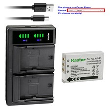Kastar Battery LTD2 Charger for Fujifilm NP-95 BC-65N Fuji FinePix X100S Camera
