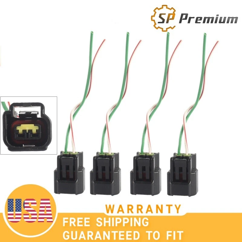Arnés de cables conector bobina de encendido de pulgo hembra 4 piezas para GEO Tracker Metro 94-97 Foto 4 de 4