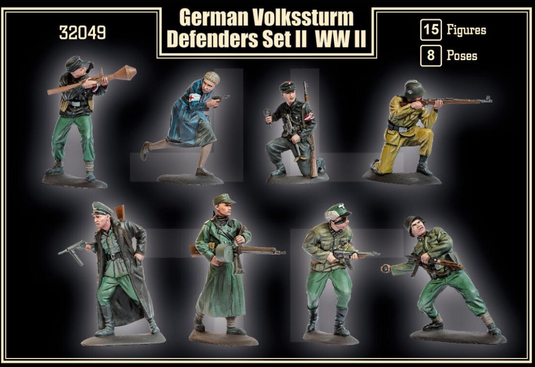 Mars Figures 32049 1:32 German Volkssturm Defenders WW II