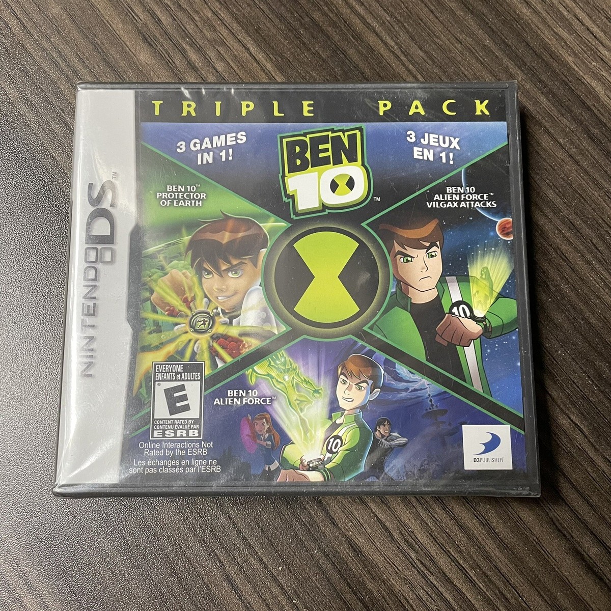 Ben 10: Triple Pack Nintendo DS Brand New + Factory Sealed