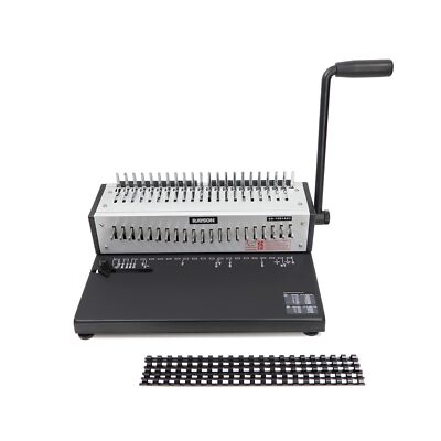 Rayson SD-1501A21 Binding Machine with Combs Set - 21 Hole / 200 Sheets Comb ...