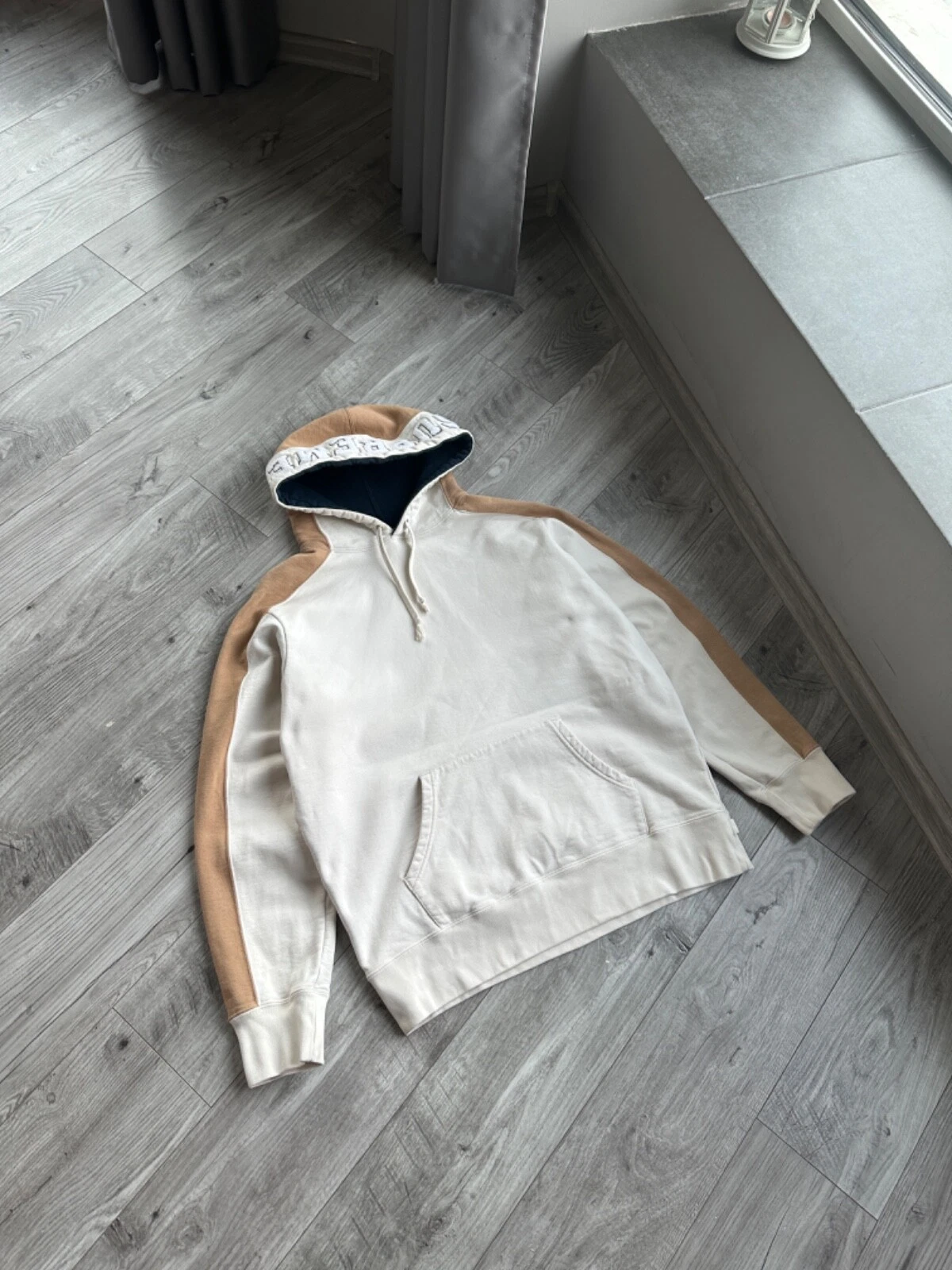 Felpa con cappuccio Supreme uomo grande logo su cappuccio Taglia:M