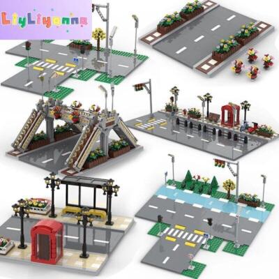 City Road Traffic Lights Sign street for Le*go MOC  Kit Building Blocks Sets DIY