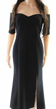Jill Stuart Womens Elastane Midi Dress, Black...