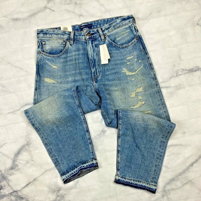 mens distressed levis