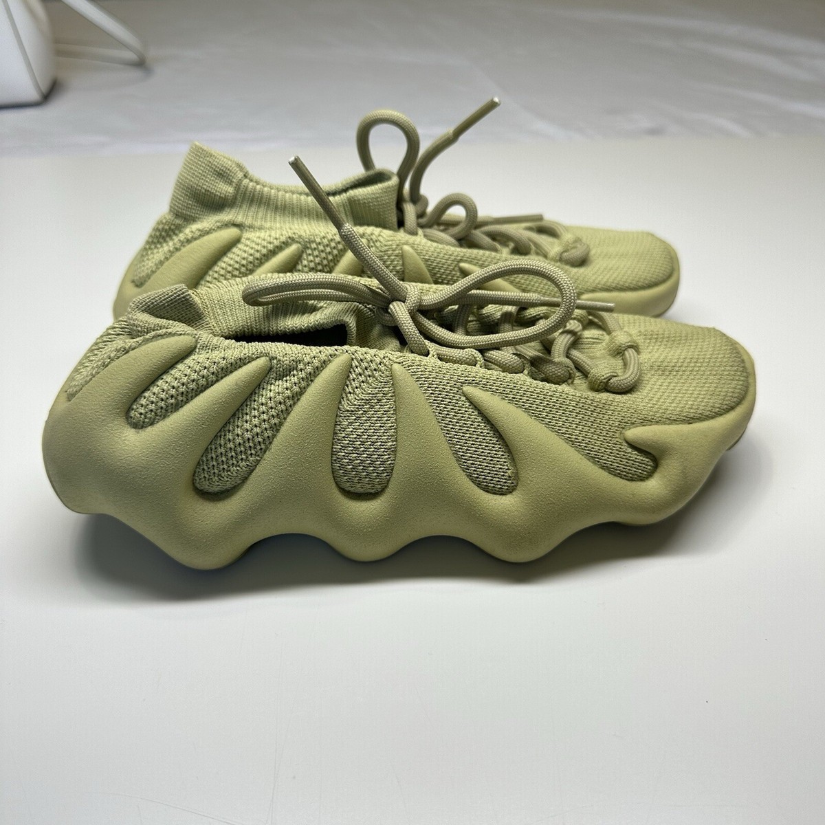 Adidas Yeezy 450 Sneakers in Olive Green Adidas Yeezy 450 Green SAMPLE – YankeeKicks Online main image 2